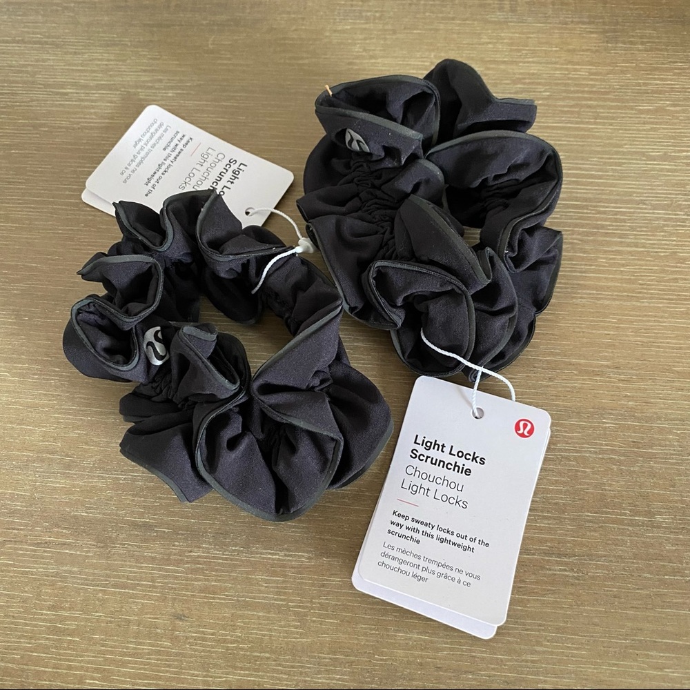Set of 2 Lululemon Light Locks Scrunchies